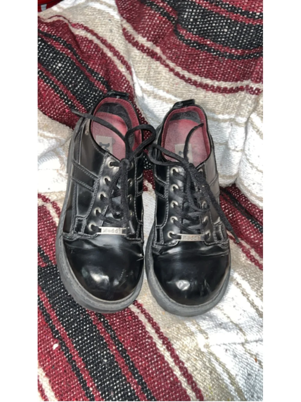 Women's Mudd Black Platform Shoes, Size 7